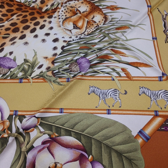 New Salvatore Ferragamo Silk Scarf - Picture 7 of 9